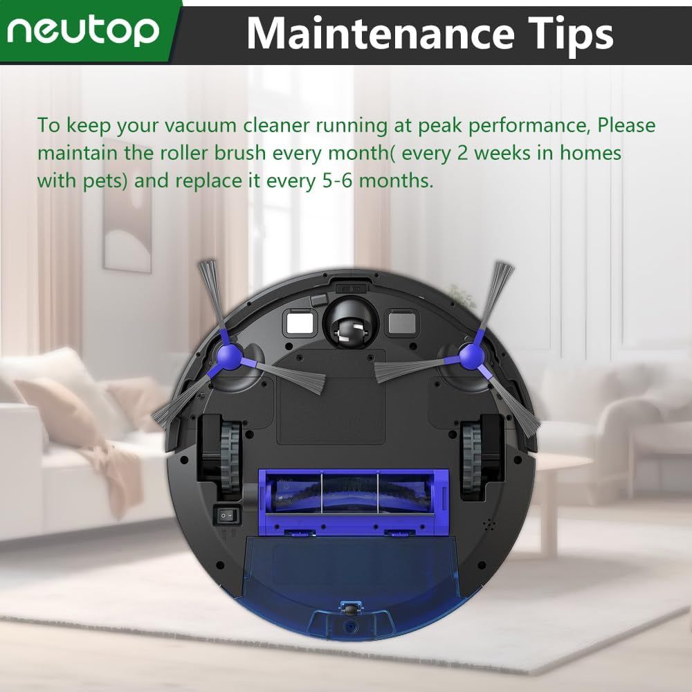 Replacement Rolling Brushes Rollers Compatible with euy RoboVac 11S, 15T, 30, 30C, 15C, 12, 25C, 35C, 11S Max, 15C Max, G20, G30, G30 Edge, Robot Vacuums Parts, 3-Pack.
