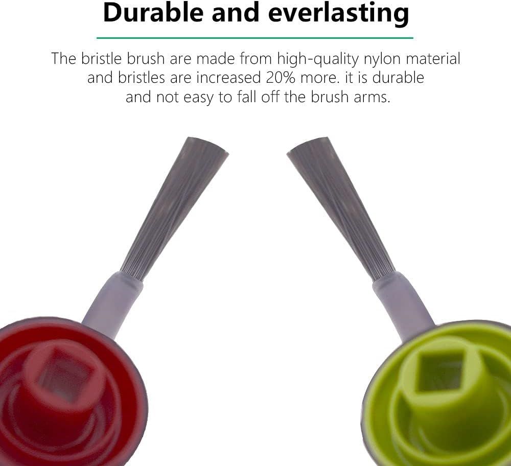 Side Brush Compatible with Ecovacs Deebot OZMO 920, 950, T8 AIVI, T9+, N8 Pro, X1, T10 Omni, T10 Plus, N10 Plus, T20 Omni, Robot Vacuums, 8-Pack