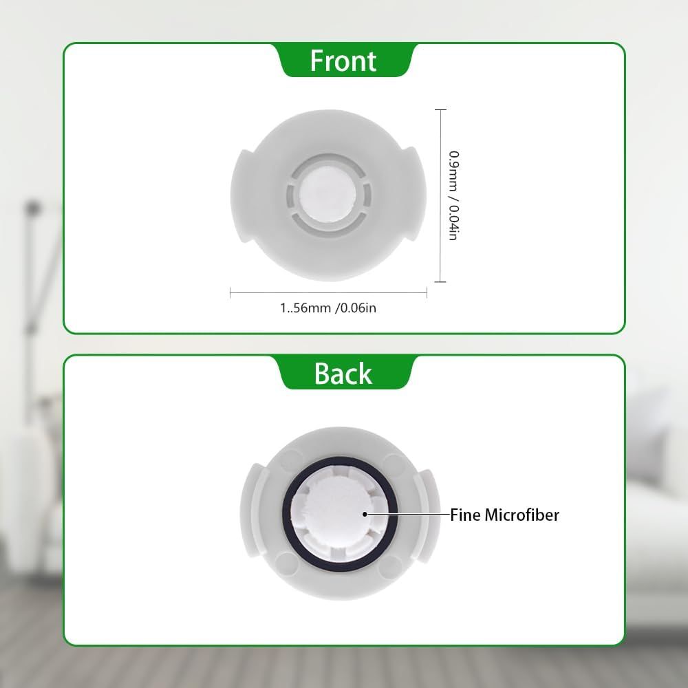 Mop Cloths Pads Water Tank ilter Compatible with  Q7, Q7 Max, S6, S6 Pure/MaxV, S5 Max, S5, S4, E5, E4, E35 and E2 Robot Vacuums, 18-Pack.