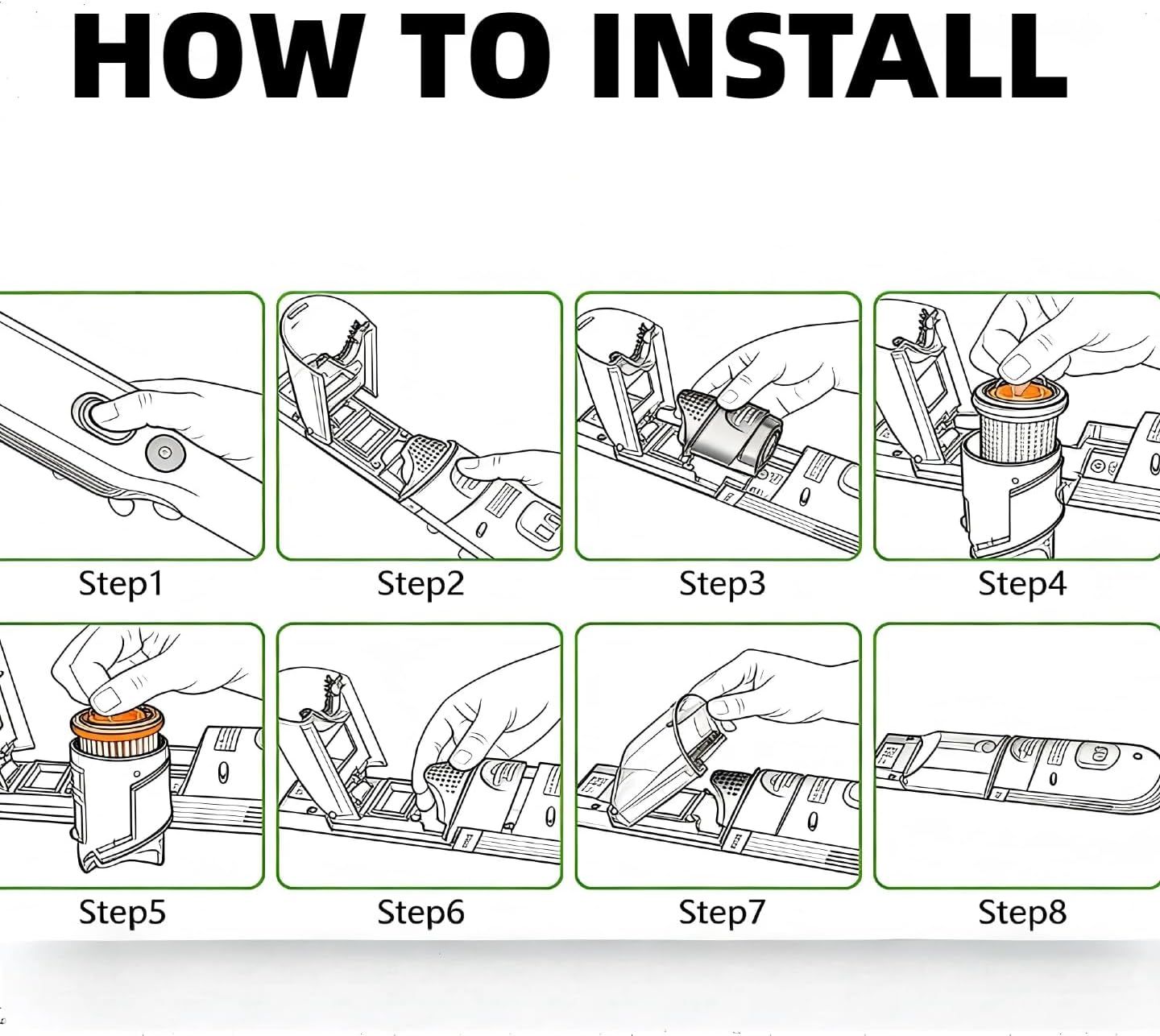 WV201 Wandvac ilter Replacement or Shark ION W1 S87 Cordless Handheld Vacuum WV200, WV201, WV205, WV220, WV221, WV250, WV251, UV200CCO. Part # XHWV200 Perect or or Pet Hair, Dirt, Dust