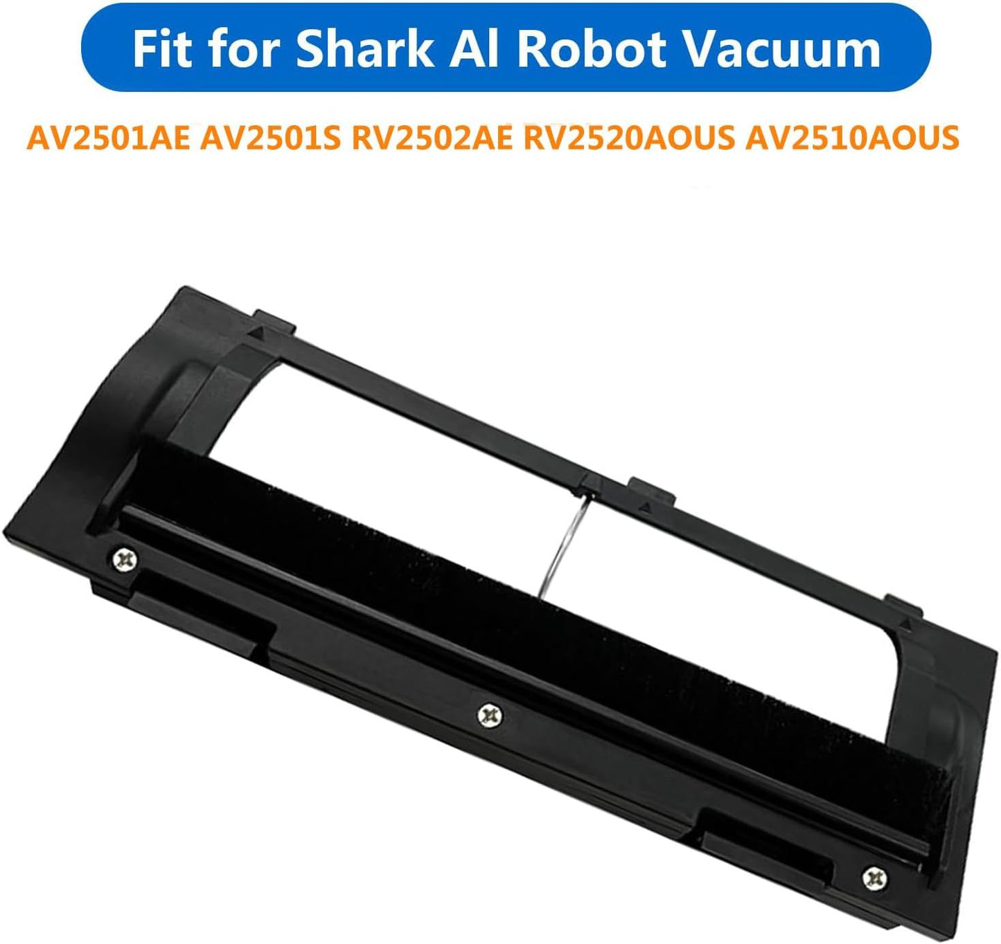 Main Brush Cover Guard or Shark AI AV2501S, AV2501AE, RV2502AE, RV2520AOUS, AV2510AOUS, AV2511AE, RV2310AE, AV2310AE Robotic Vacuum Cleaner Replacement Accessories