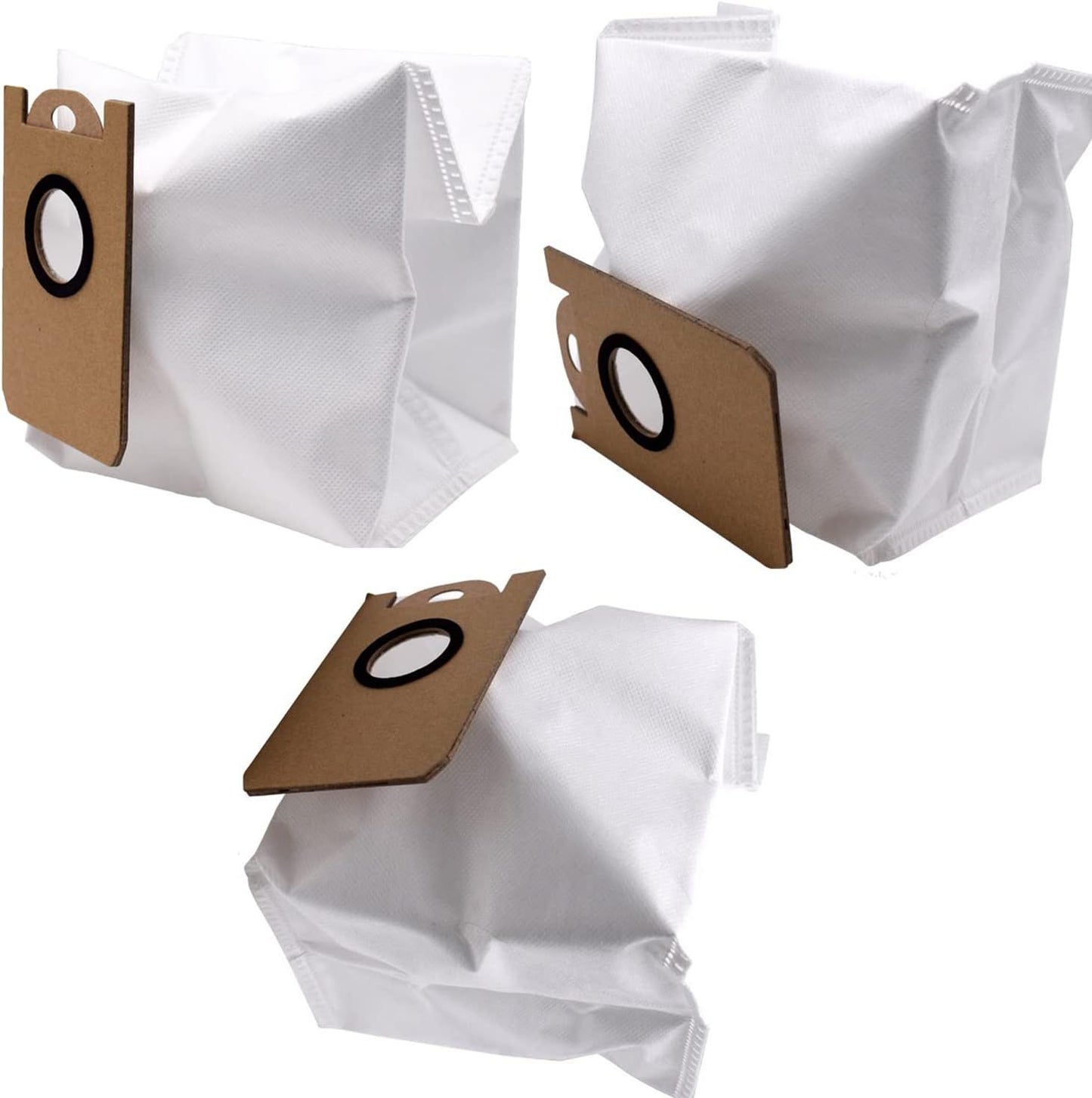 Dust Bags Replacement or iHome AutoVac Nova Pro Sel Empty Robot Vacuum Cleaner Accessory Parts, or iHome Nova S1 Pro, Halo, Orbita, Eclipse, Luna, 6 Pack