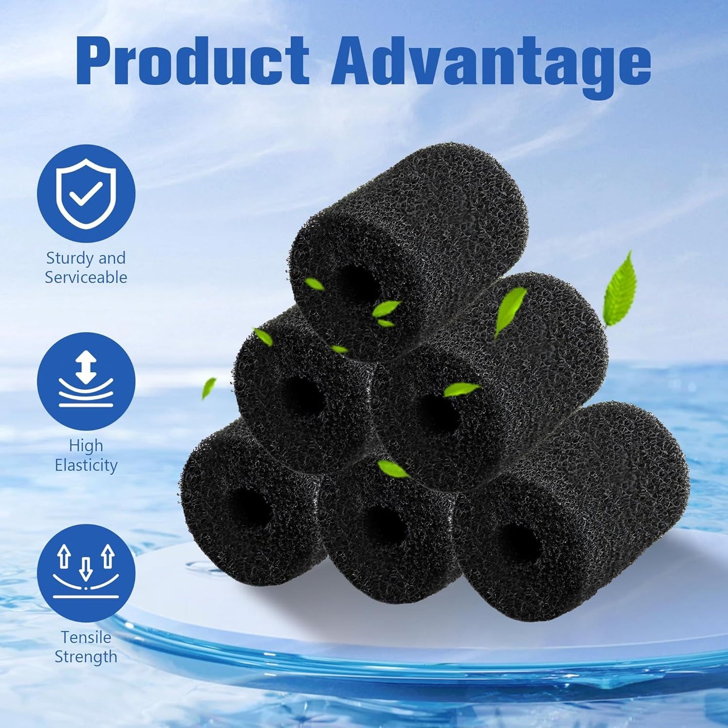 10 Pack Tail Scrubber Replacement or Polaris 280 360 180 380 480 3900 Pool Cleaner Parts, Sweep Hose Scrubber