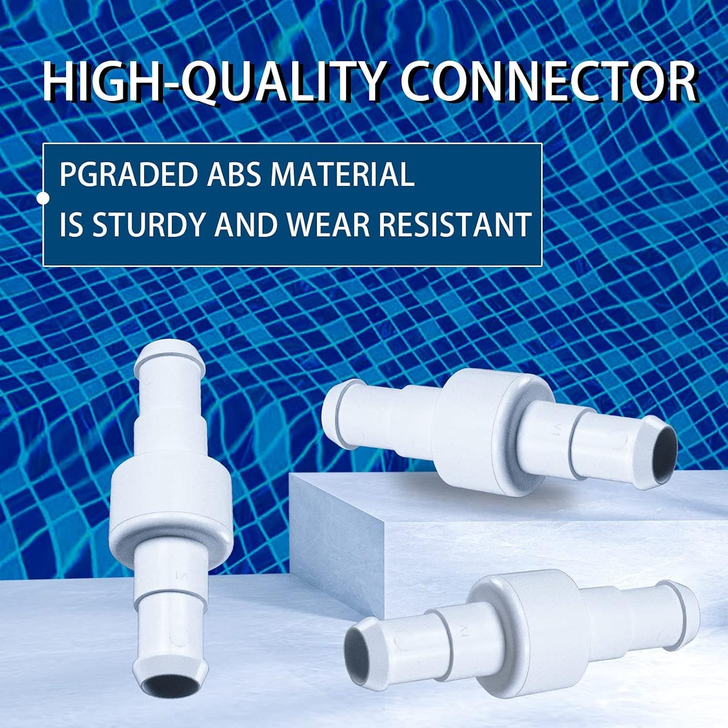 Pool Cleaner Hose Ball Bearing Swivel D20 Replacement or Zodiac Polaris 280, 380, 180, 3900 Parts D20, D-20 (Pack o 3)