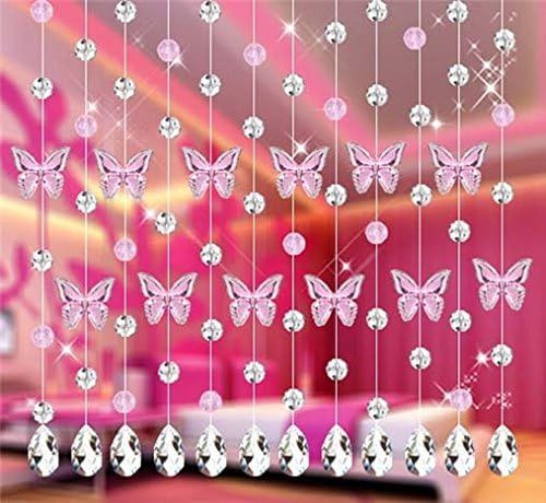 20Pcs Chandelier Crystals, Clear Teardrop Crystal Chandelier Pendants Parts Beads, Hanging Crystals or Chandeliers (38mm, Clear)