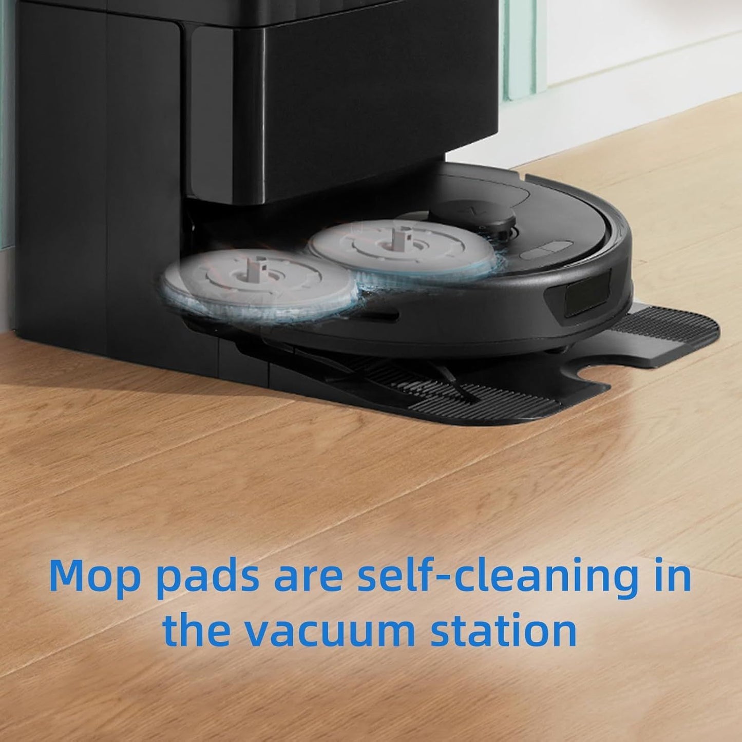 8 Pack Mop Pads or  QV 35A/Saros 10R/Q Revo/Qrevo S/Qrevo Pro/Qrevo Plus/Qrevo Master/Qrevo Slim/Qrevo Curv/Qrevo Edge Robot Vacuum Cleaner, Spin Cleaning Pads Replacement Accessories Set