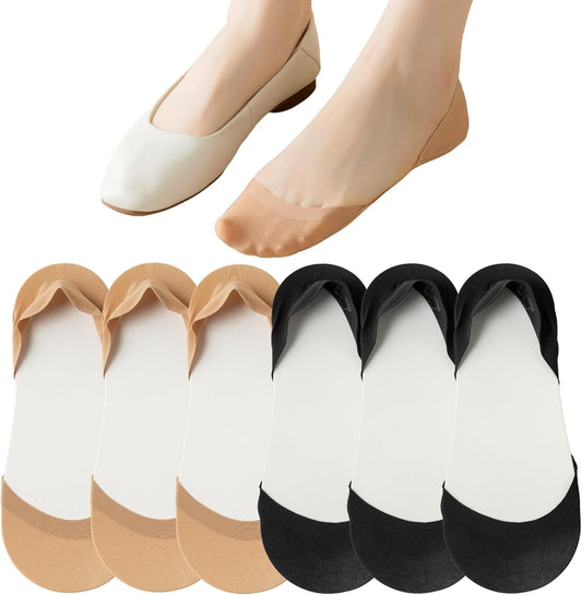 No Show Socks or lats Heels Pumps Loers Low Cut Non-Slip Invisible Liner Socks or Women by