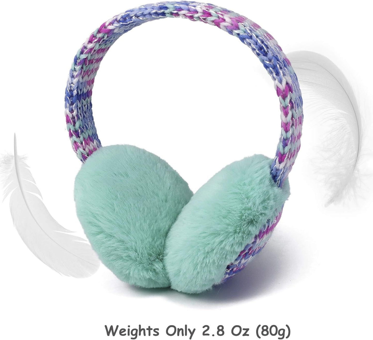 Kids Knit Earmus Winter Outdoor urry Ear Warmers or Boys Girls rom Toddler to Big Kids