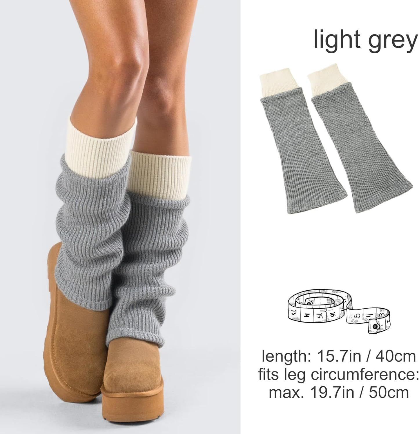 Women's Leg Warmers Wool Blend, Leg Warmers or Girls, Ribbed Knit Thermal Ankle Warmers and Boot Cus or Winter