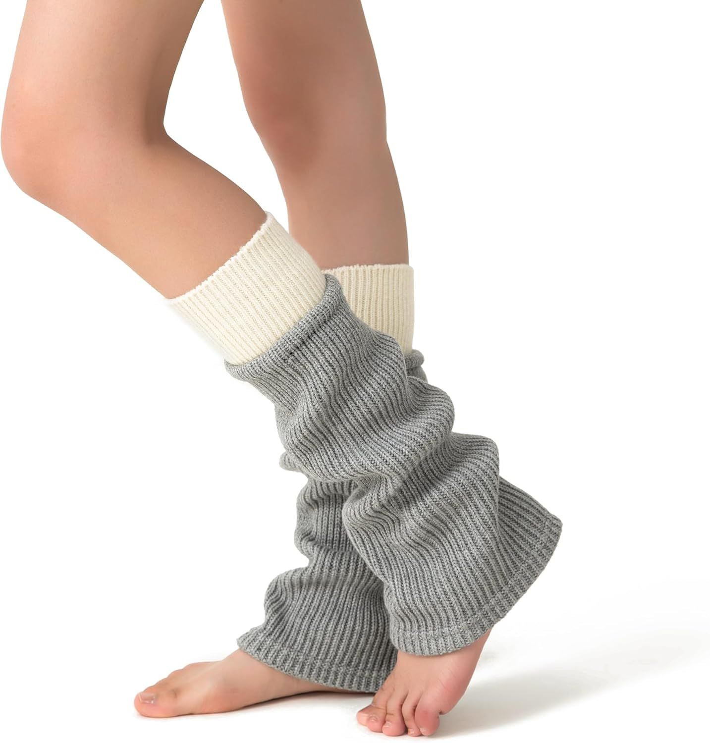 Women's Leg Warmers Wool Blend, Leg Warmers or Girls, Ribbed Knit Thermal Ankle Warmers and Boot Cus or Winter