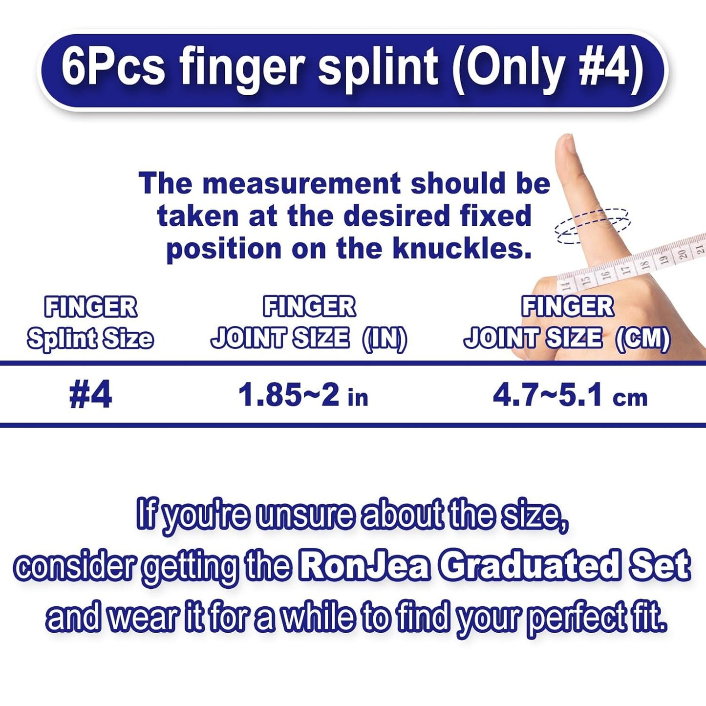 6Pcs Oval inger Splints, Trigger inger Splint or Trigger/Mallet/Arthritis/Straightening, inger Brace Support, Pack o 1 Size (#4)