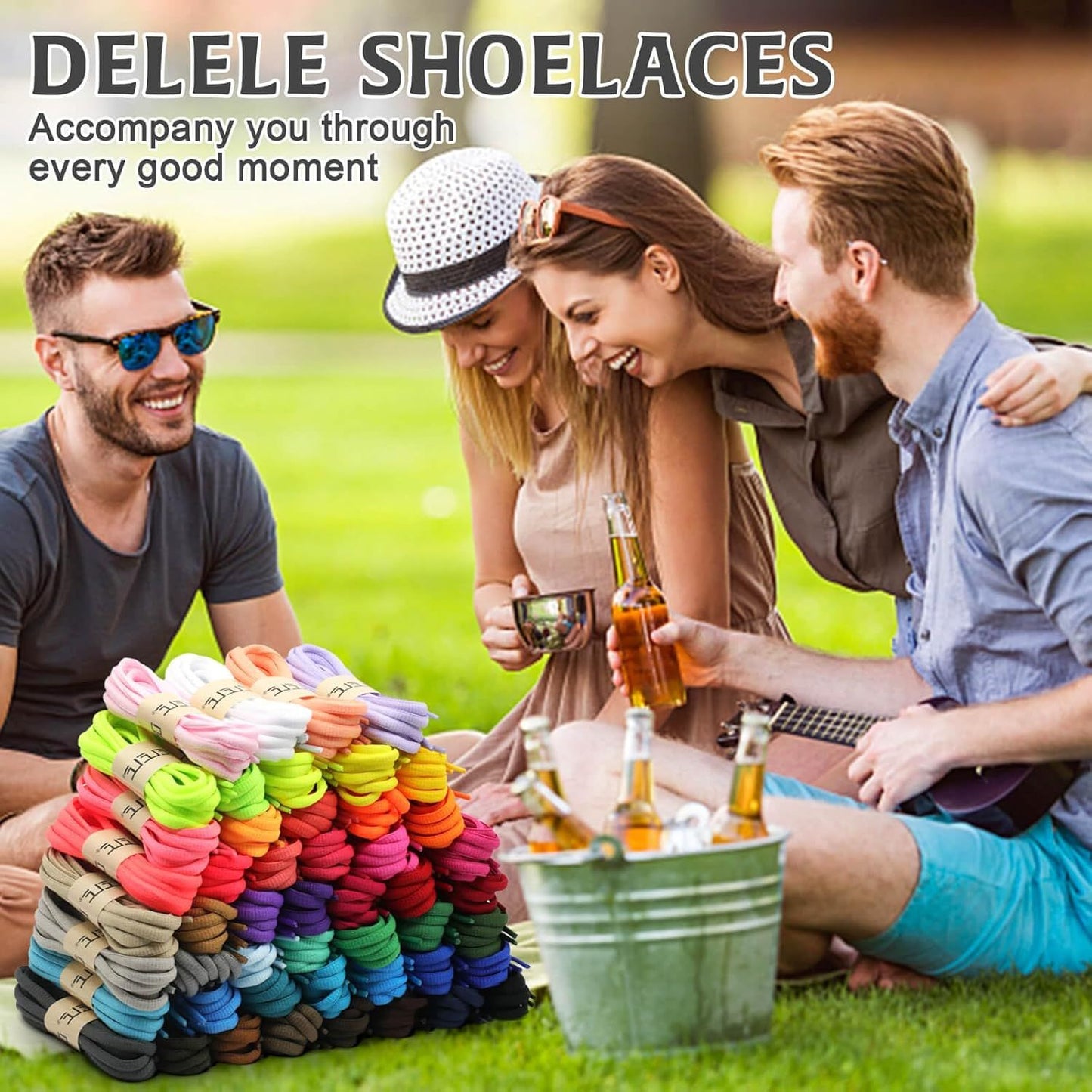 2Pair Oval Shoes laces 42 Colors Hal Round 1/4" Athletic ShoeLaces or Sport/Running Shoes Shoe Strings