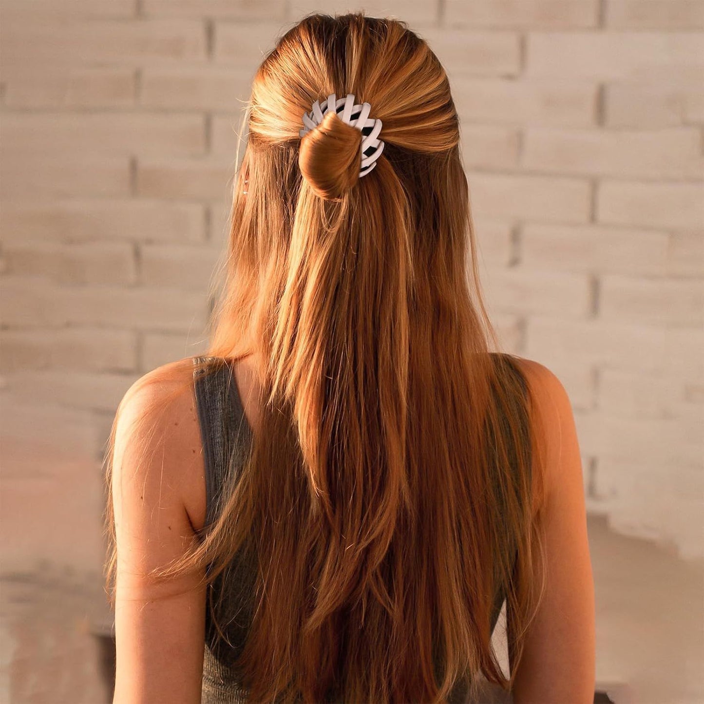 6Pcs Bird Nest Magic Hair Clips Hair Nest or Bun Strong Ponytail Holders Hair Accessories or Women Girls (Neutral, Small)