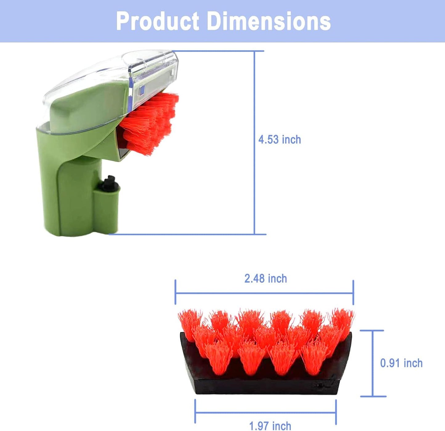 1400B Little Green 3" Tough Stain Brush Tool Replacement or Bissell Little-Green Upright & Portable Carpet Cleaners or 1400B 4075 1425 3860 1400W 1400 1844 2290A Series, 1 Brush,1 Replacement Brush