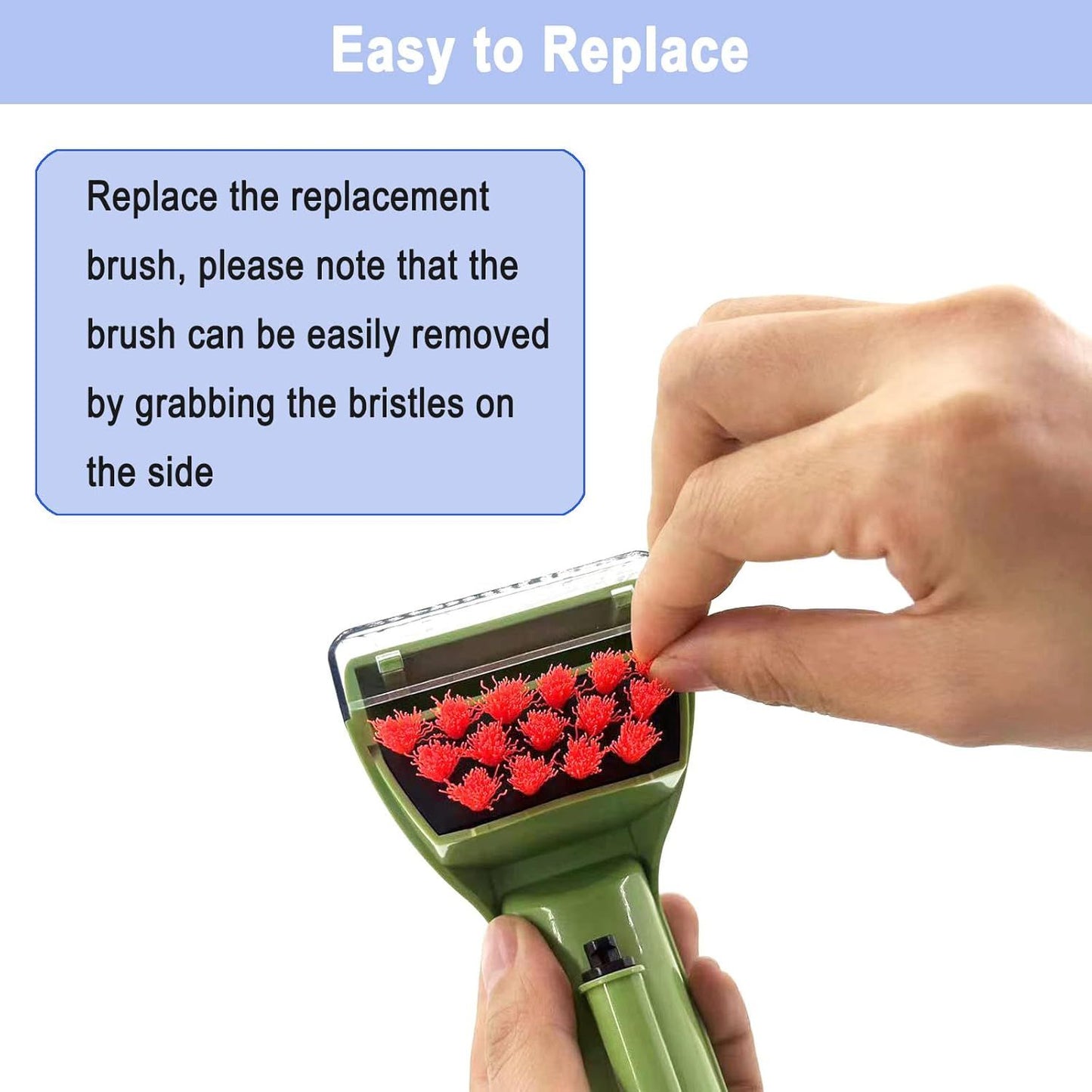 1400B Little Green 3" Tough Stain Brush Tool Replacement or Bissell Little-Green Upright & Portable Carpet Cleaners or 1400B 4075 1425 3860 1400W 1400 1844 2290A Series, 1 Brush,1 Replacement Brush