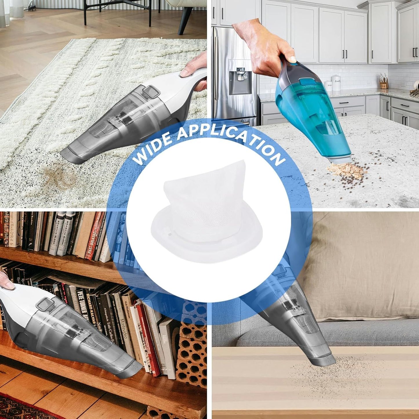 HNVC10 ilter Replacement or Black and Decker Dustbuster Hand Vacuum HNVC115J06, HNVC115B22, HNVC215B10, HNV215B12, HNVC215BW52, HNVC220BCZ01, HNVC220BCP07 (12 Pack)