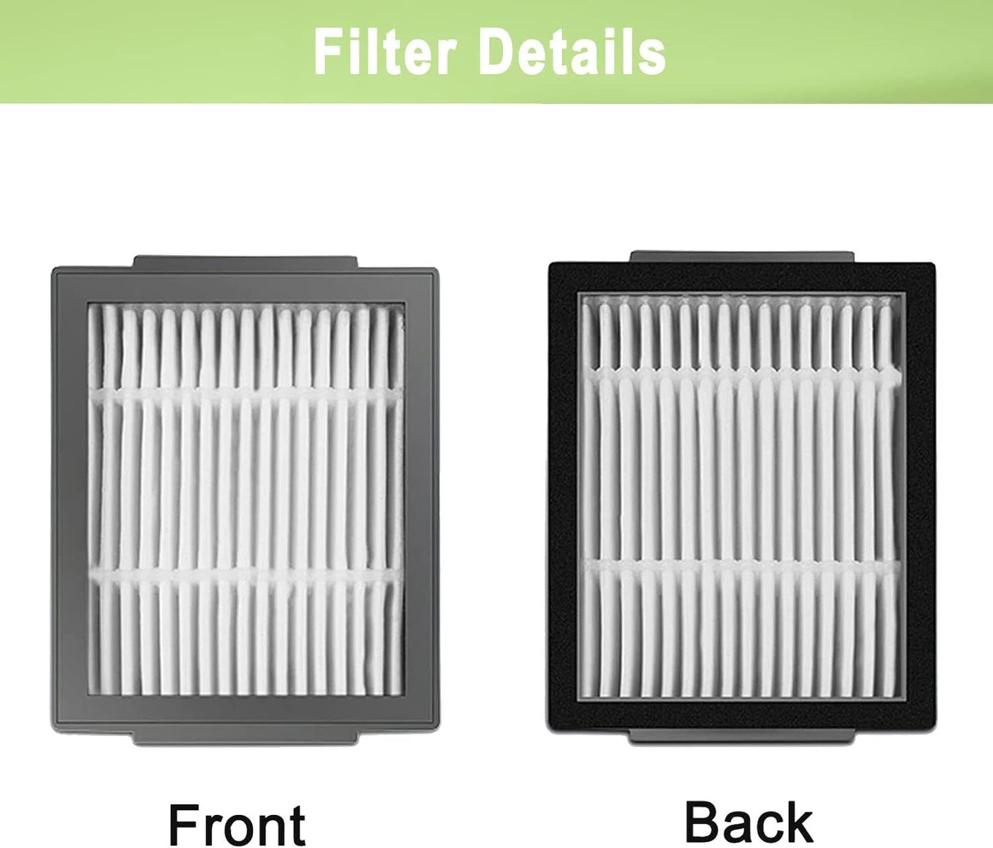 18 Pack Replacement Parts Accessories Compatible or iRobot Roomba i3 i3+ i7 i7+ i4 i6 i6+i8 i8+/Plus E5 E6 E7 J7 i5+j5+ I,E &J Series Vacuum Cleaner 2 Set o Roller Brush & 8 ilters & 8 Side Brushes