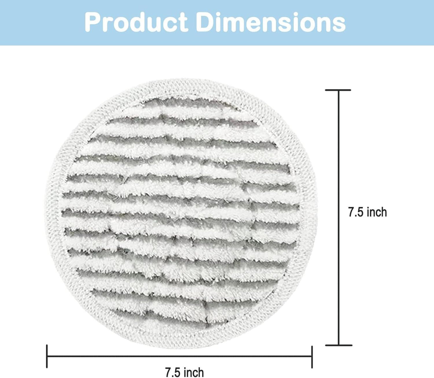 16 Pack S7001 Pads Replacement Steam Mop Pads or Shark S7001 S8201 S7201 S7000AMZ S8001 S7000 S7005 S7020 Series Steam Mop Pads,Steam & Scrub All-in-One Scrubbing Mop Pads,Compare Part #:XKITP7000