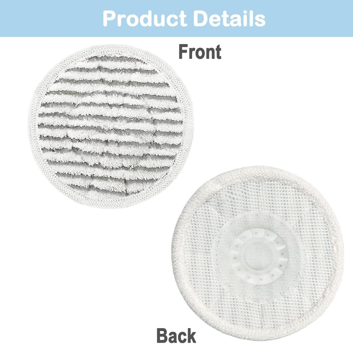 10 Pack S7001 Pads Replacement Steam Mop Pads or Shark S7001 S8201 S7000AMZ S8001 S7000 S7001TGT S7201 S7005 S7020 Series Steam Mop Pads Steam & Scrub All-in-One Scrubbing Mop Pads Part #: XKITP7000