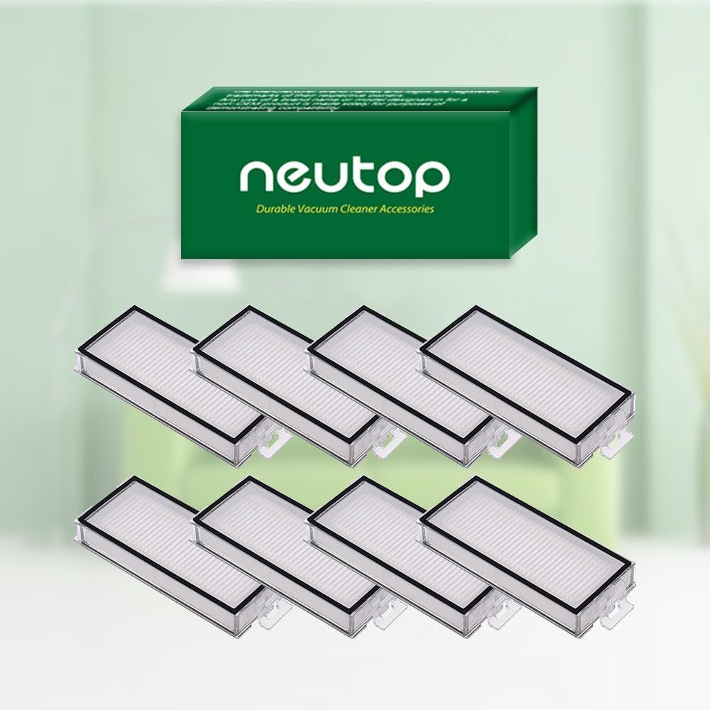Replacement ilters Compatible with  Q5 Pro/Pro+/Max +, Q5 DuoRoller+, Q7, Q7+, Q7 Max/Max+, Q8 Max/Max+, Robot Vacuum and Mops, 8-Pack.