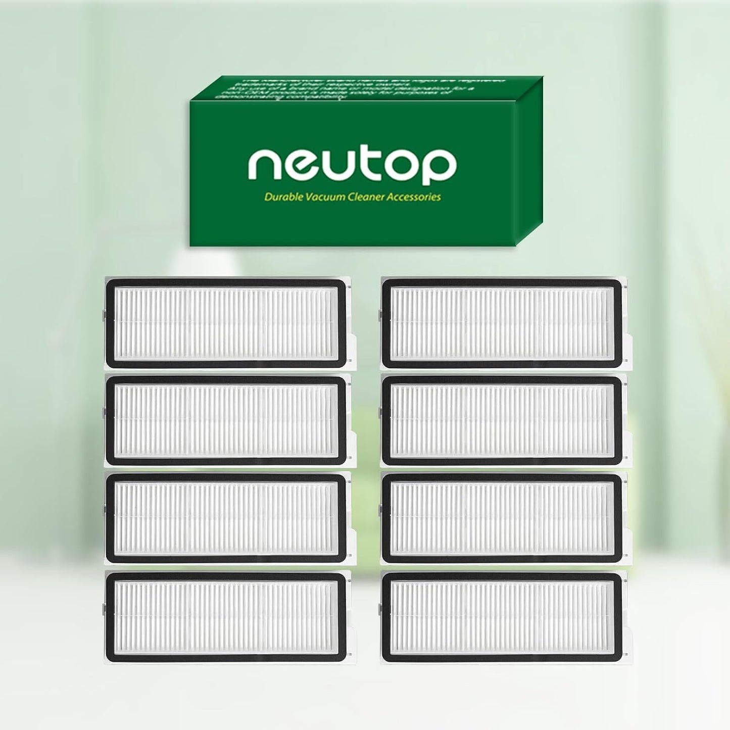 Replacement ilters Compatible with  Qrevo S, Qrevo Plus, Qrevo Pro, Qrevo S5V, QV 35A, QV 35S, Qrevo Edge, Qrevo Edge S5A, Qrevo Curv, Qrevo Curv S5X, Robot Vacuums, 8-pack