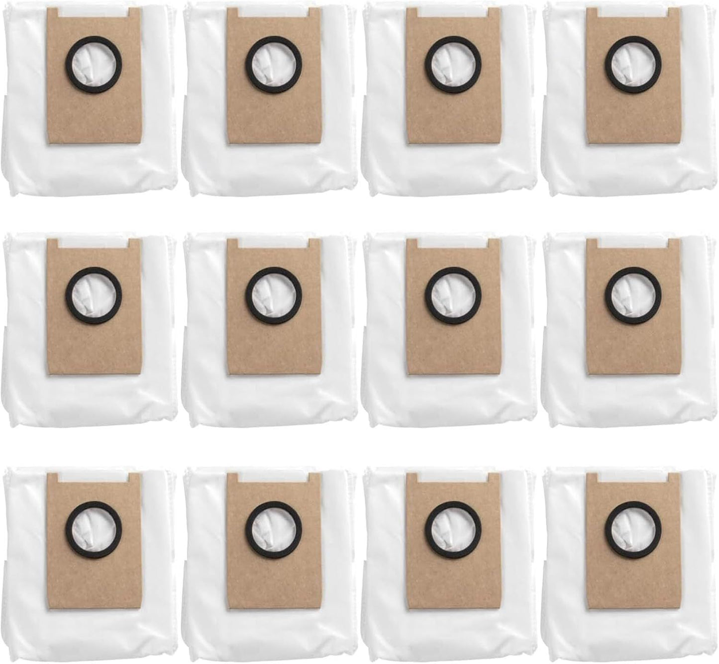 Replacement Dust Bags Compatible with euy E20, Robot Vacuum Parts Accessories Disposable Bags, 12-Pack.