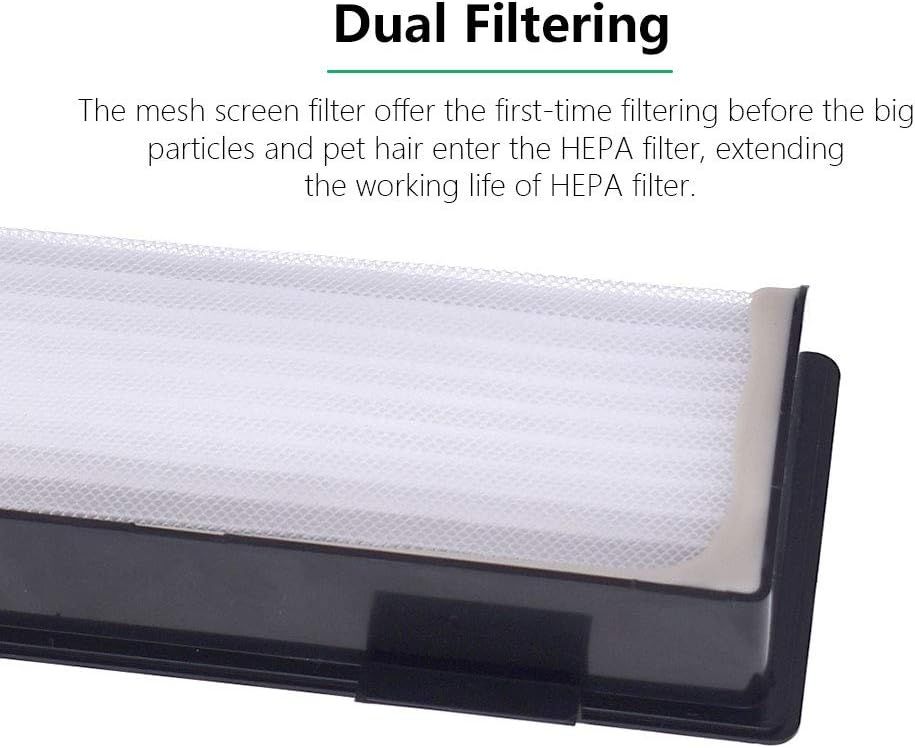 Replacement Ultra Perormance ilters Side Brushes Compatible with Neato Botvac Connected Series D10 D9 D8 D3 D4 D5 D6 D7 and Botvac D Series D75 D80 D85 Robot Vacuums,10-Pack.