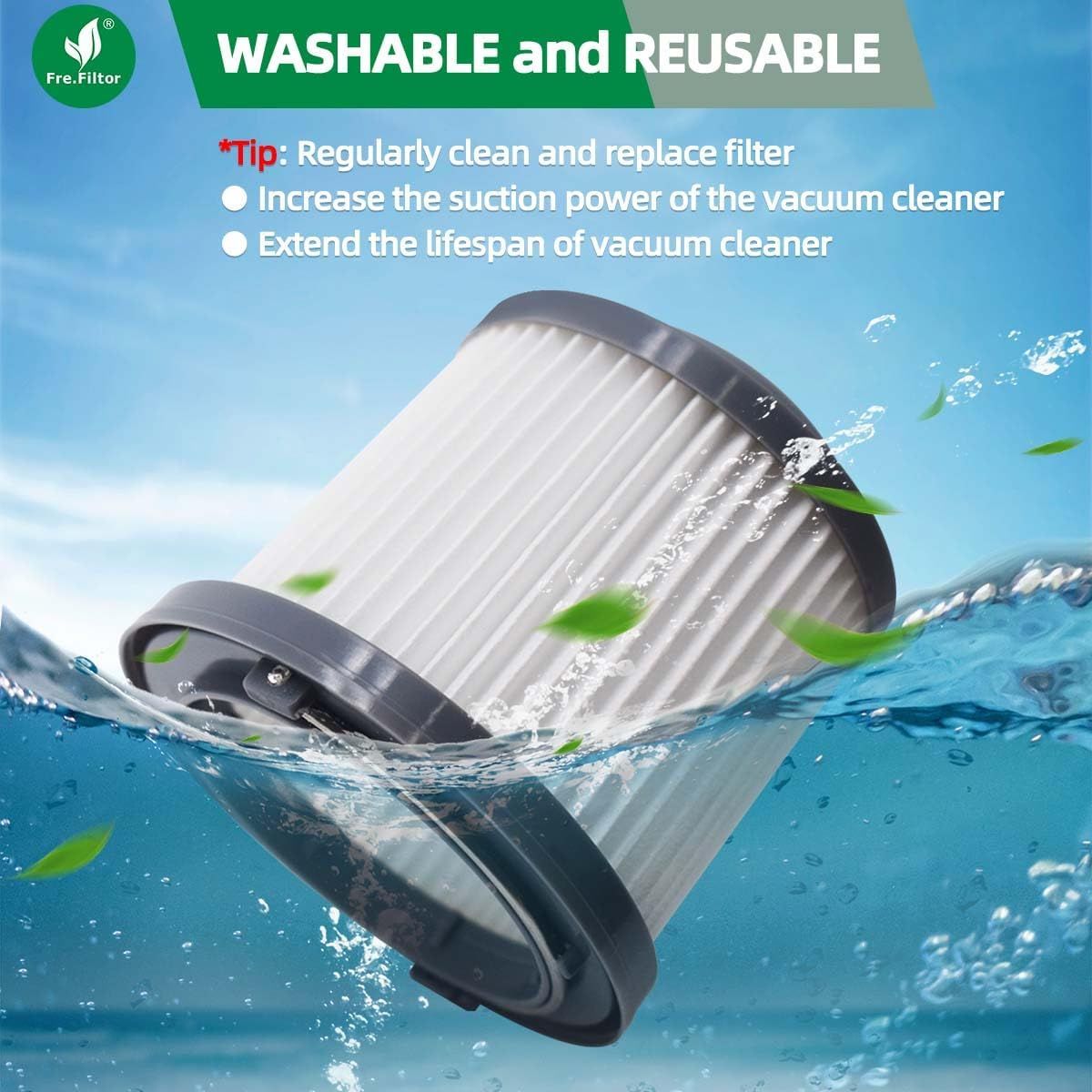 6 Pack PV110 Replacement Handheld Vacuum ilters: Compatible with Black and Decker Cordless Pivot Vac BDH2000PL BDH2020L PHV1410 PHV1810 PHV1210 BDH1620LH Handheld Vacuum, Part # 90552393
