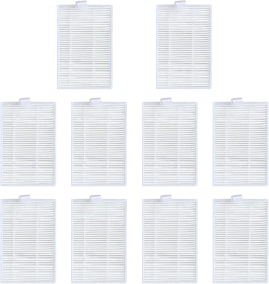 10Pcs Hepa ilters or iHome AutoVac Eclipse iHRV1 / iHome AutoVac Eclipse G iHRV2 Robot Vacuum Cleaner Replacement 10 PACK Hepa ilters
