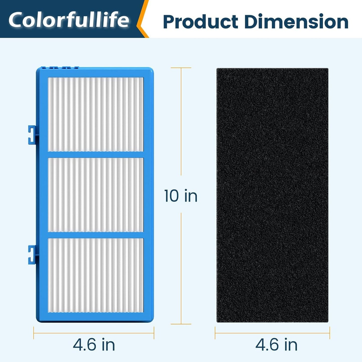Aer1 ilter Replacement or Holmes Air Puriiers AER1 Type Total Air ilter Replacement ilters or HAP30AT and HAP242-NUC, 2 True HEPA ilters + 4 Carbon Booster ilters