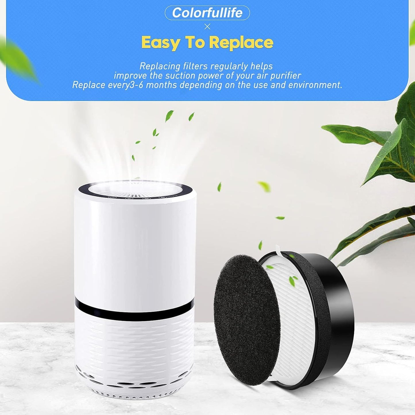 3 Pack LV-H132 Replacement ilter Compatible with LEVOIT LV-H132 Air Puriier ilter Replacement, H13 True HEPA ilter, Activated Carbon ilter, Pre ilters, Part # LV-H132-R