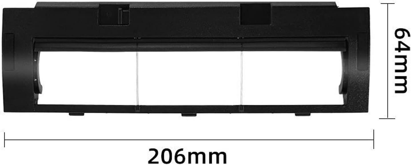 Main Brush and Main Brush Cover Guard or ihome Autovac Nova Vacuum Cleaner Accessories Replacement Spare Parts or iHRV6-blk or Proscenic M7 Pro M7 M8