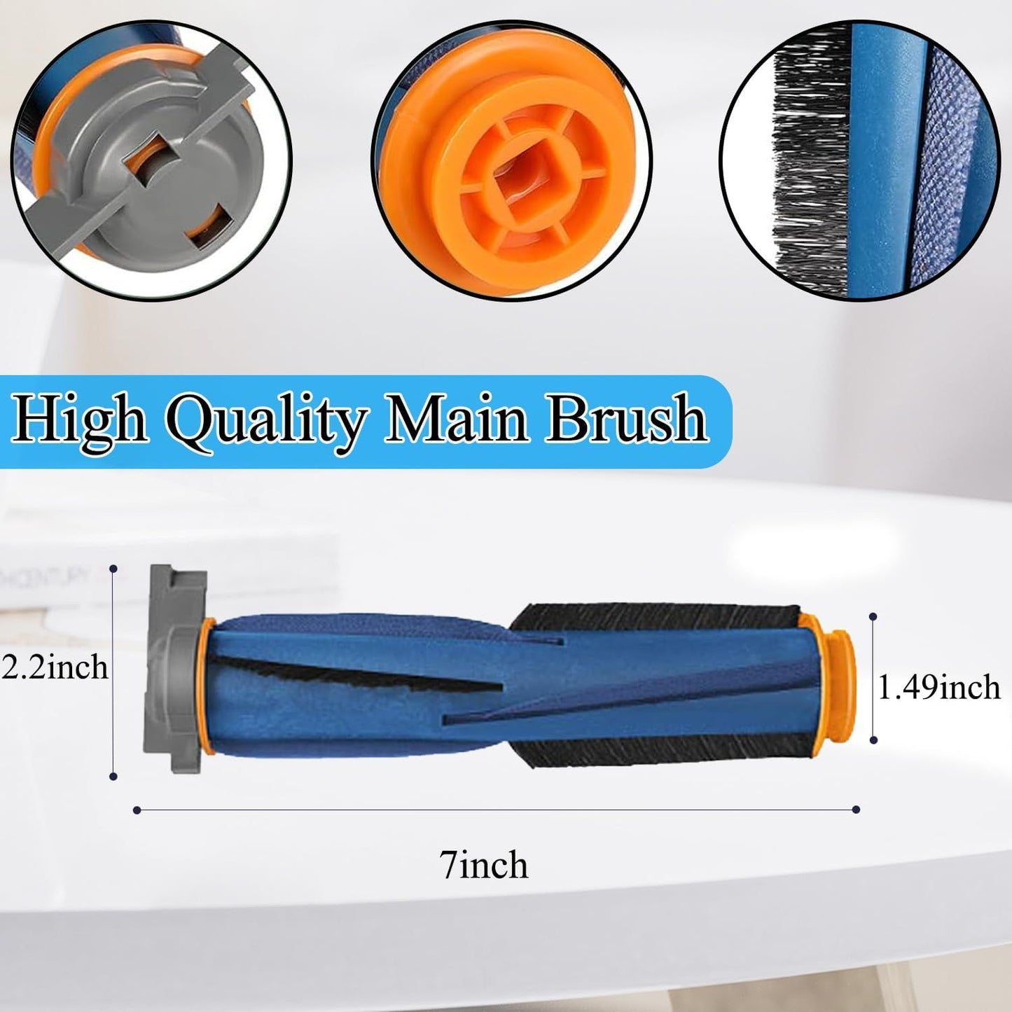 RV2310AE Replacement Parts or Shark RV2310AE Matrix Robot Vacuum Cleaner Accessories Kit, 1 Main Brush, 6 Side Brushes, 2 ilters, 2 oam ilters, 1 Cleaning Brush