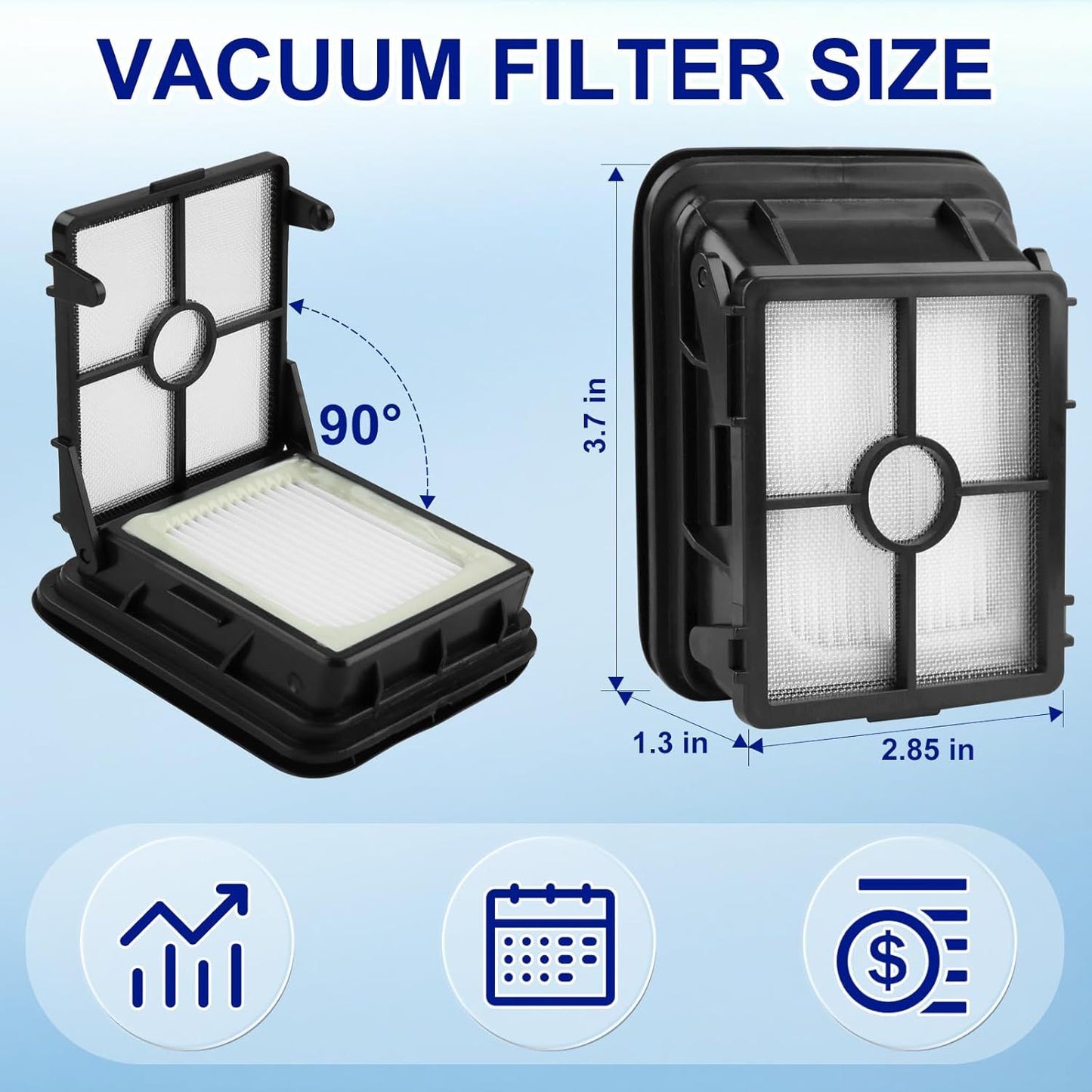 3 Pack Multi-Surace Pet Brush Rolls 2788 and 3 Pack Vacuum ilters 1866 or Bissell CrossWave Max 2554 2590 2593 2596 or HydroSteam 35151 3515 35152 3513 3518 Vacuums, Part 1618641 & 1608684