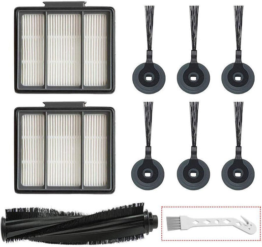 10 Pack Replacement ilter Side Brush or Shark ION Robot Vacuum R85 RV850 S86 S87 S88 R71 R72 R75 RV761 RV771 RV871 AV751 AV752 AV753