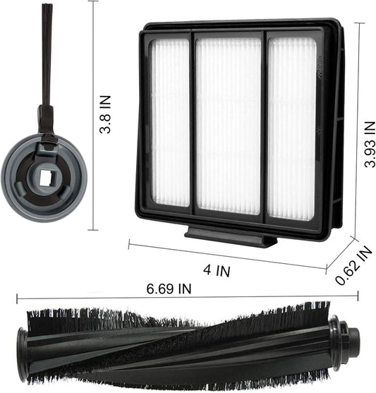 10 Pack Replacement ilter Side Brush or Shark ION Robot Vacuum R85 RV850 S86 S87 S88 R71 R72 R75 RV761 RV771 RV871 AV751 AV752 AV753