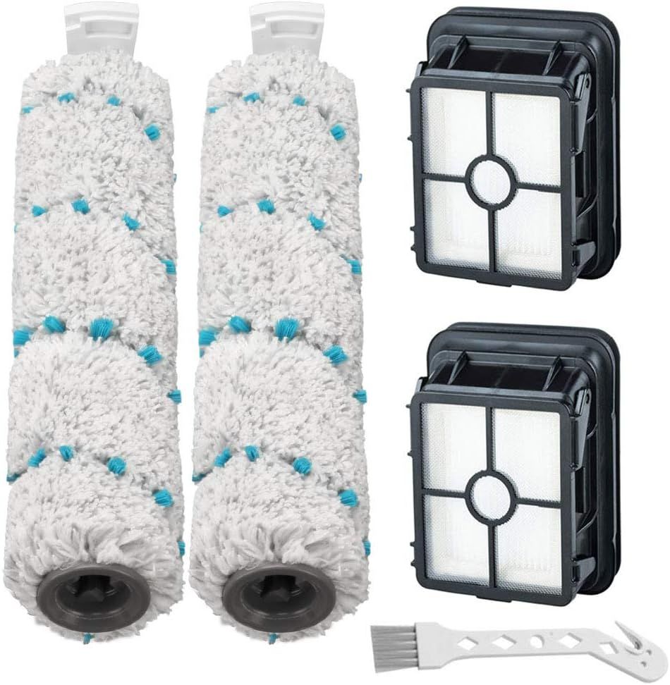 Brush ilter Replacement Parts or Bissell CrossWave HydroSteam 35151 35152 3513 3518 or CrossWave Max 2554 2590 2593 2596 Vacuum, 2 Pack 2788 Pet Brushes 2 Pack 2787 Multi-Surace Brushes 4 P