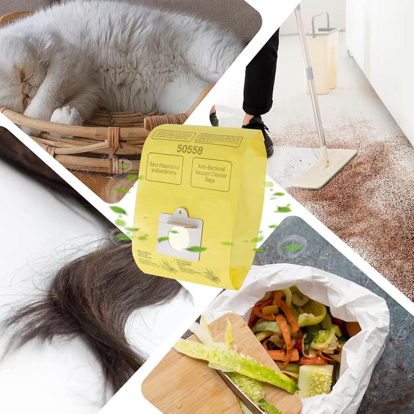 Vacuum Cleaner Bags it or Kenmore Canister Type C/Q 50555 50557 50558 and Type C-5, 10PCs By