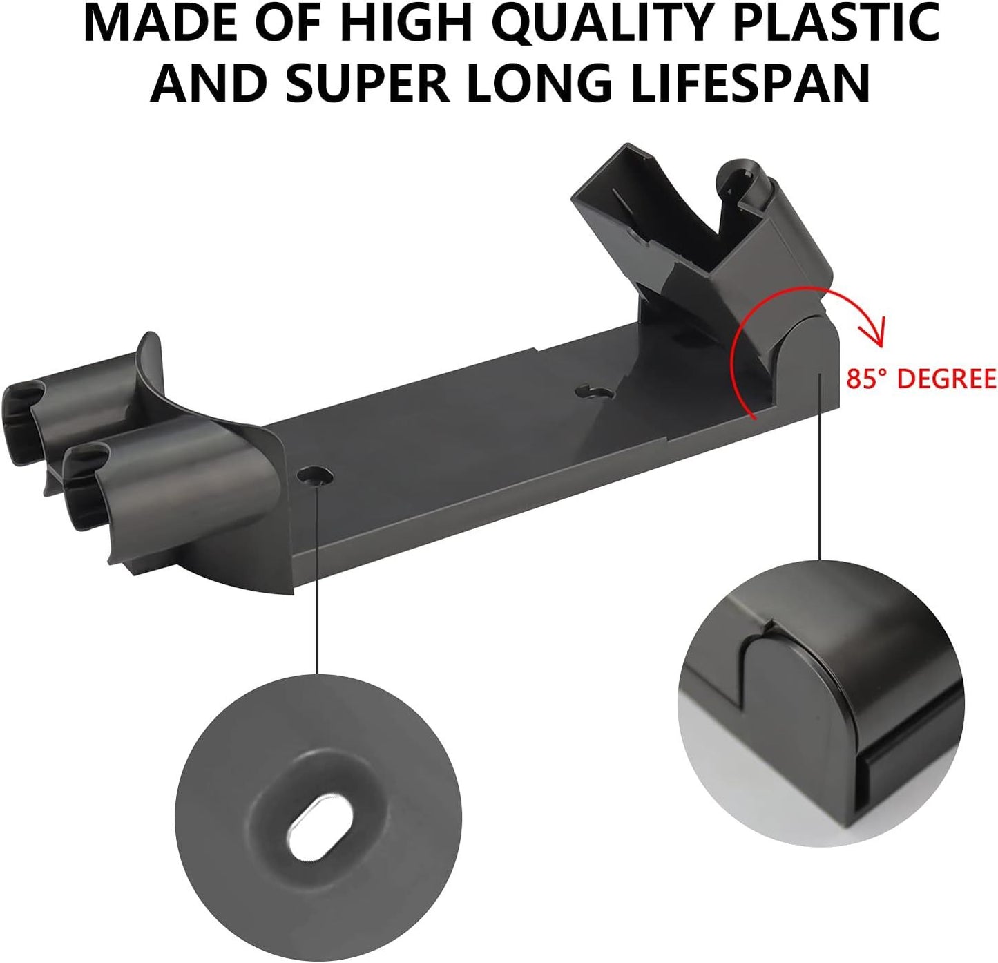 Docking Station Accessory Wall Mount Compatible with Dy.son V7 V8 Cordless Vacuum Cleaner Replaces Part # 967741-01