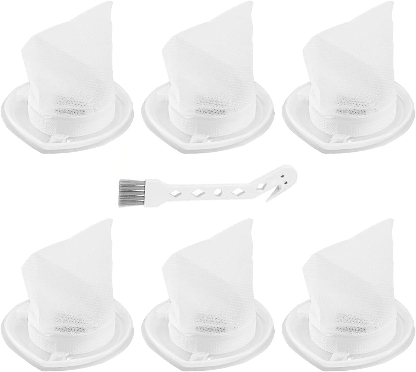 EV100 ilter Replacement Compatible with Black & Decker Hand Vacuum HNV220B HNV115J HNV215B HNV115B 90590689 Series Cleaners, 6 Pack