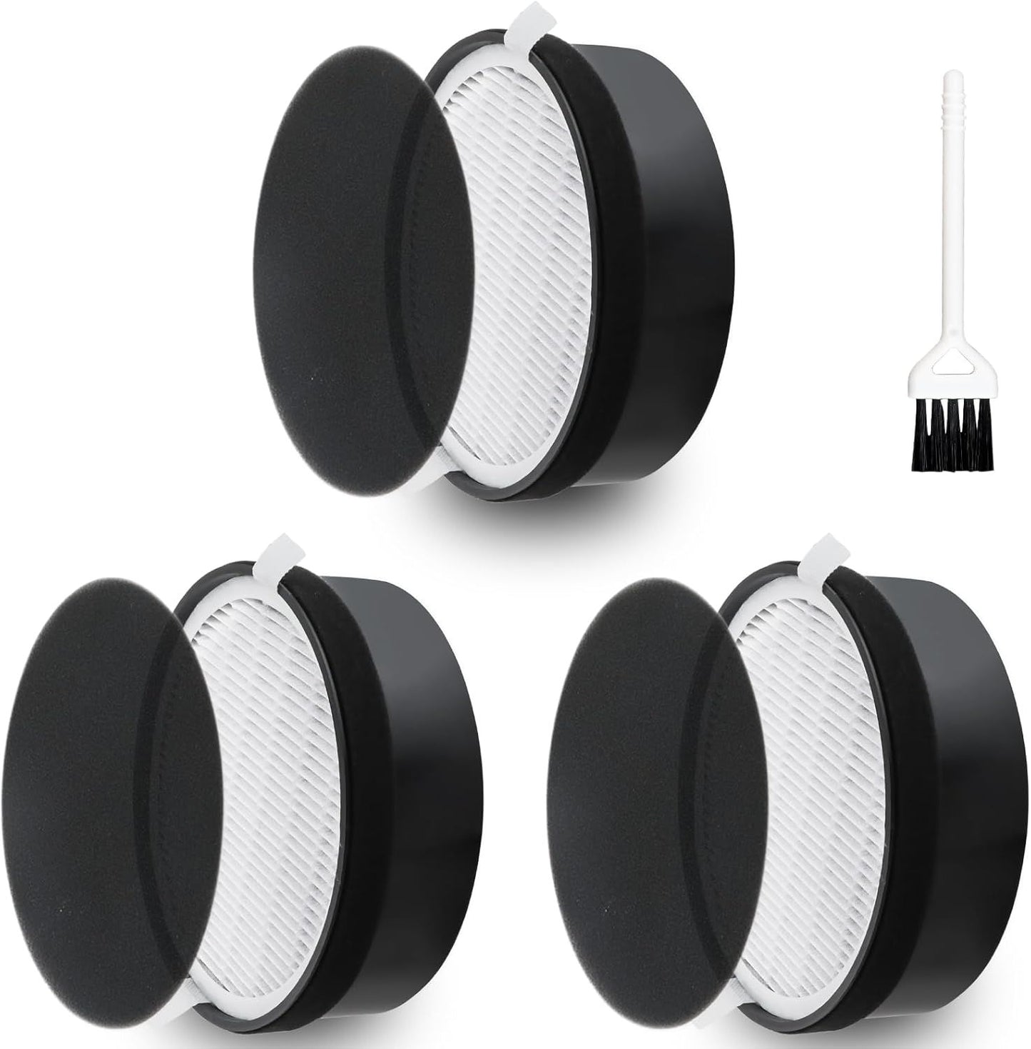 LV-H132 ilter Replacement or LEVOIT Air Puri-ier LV-H132-R, 3-in-1 True HEPA and Activated Carbon iltration (3 Pack)
