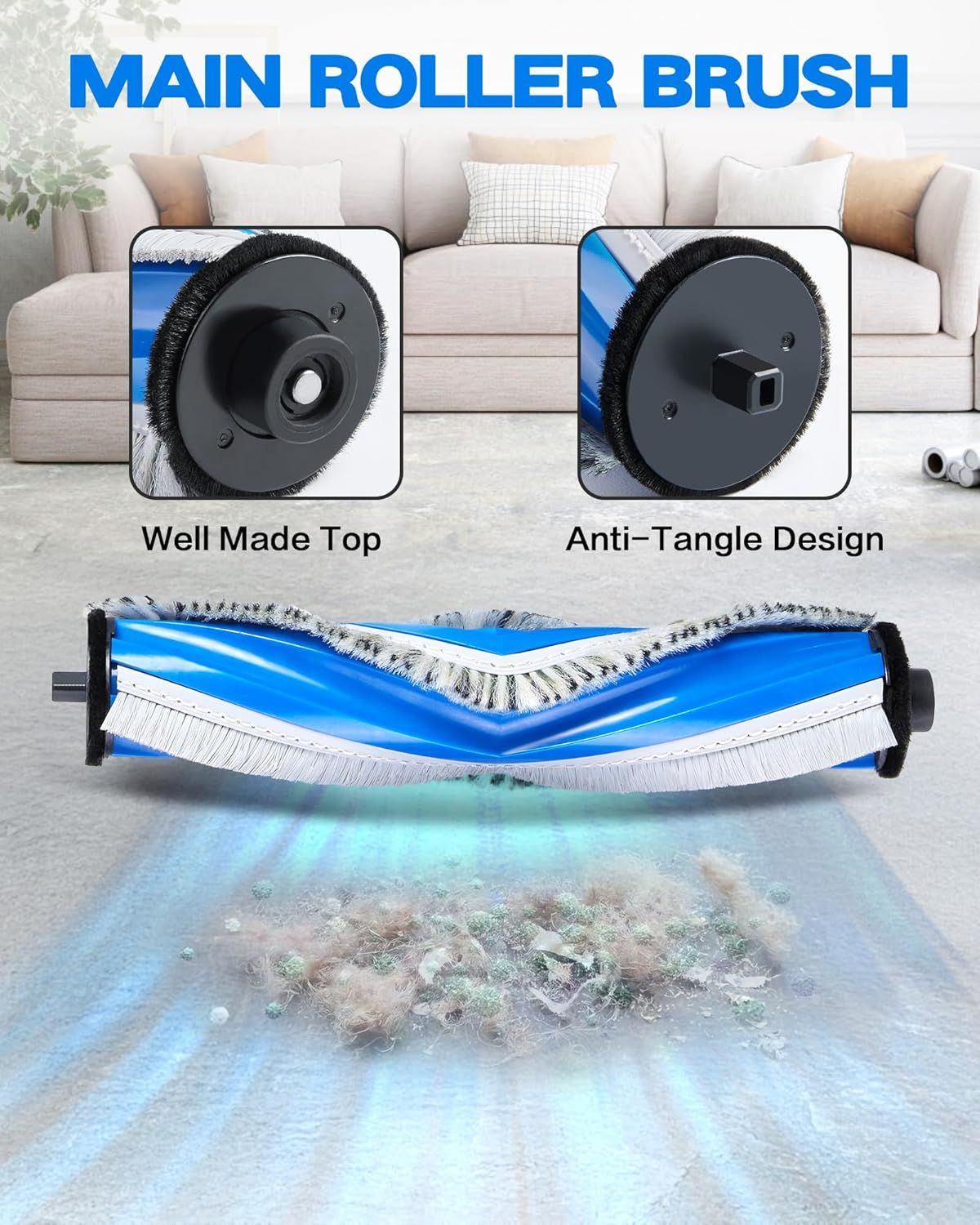 Accessories or ECOVACS DEEBOT T30S/T30S PRO/T30S AI Robot Vacuum, Quality Replacement Parts or Better Cleaning Perormance