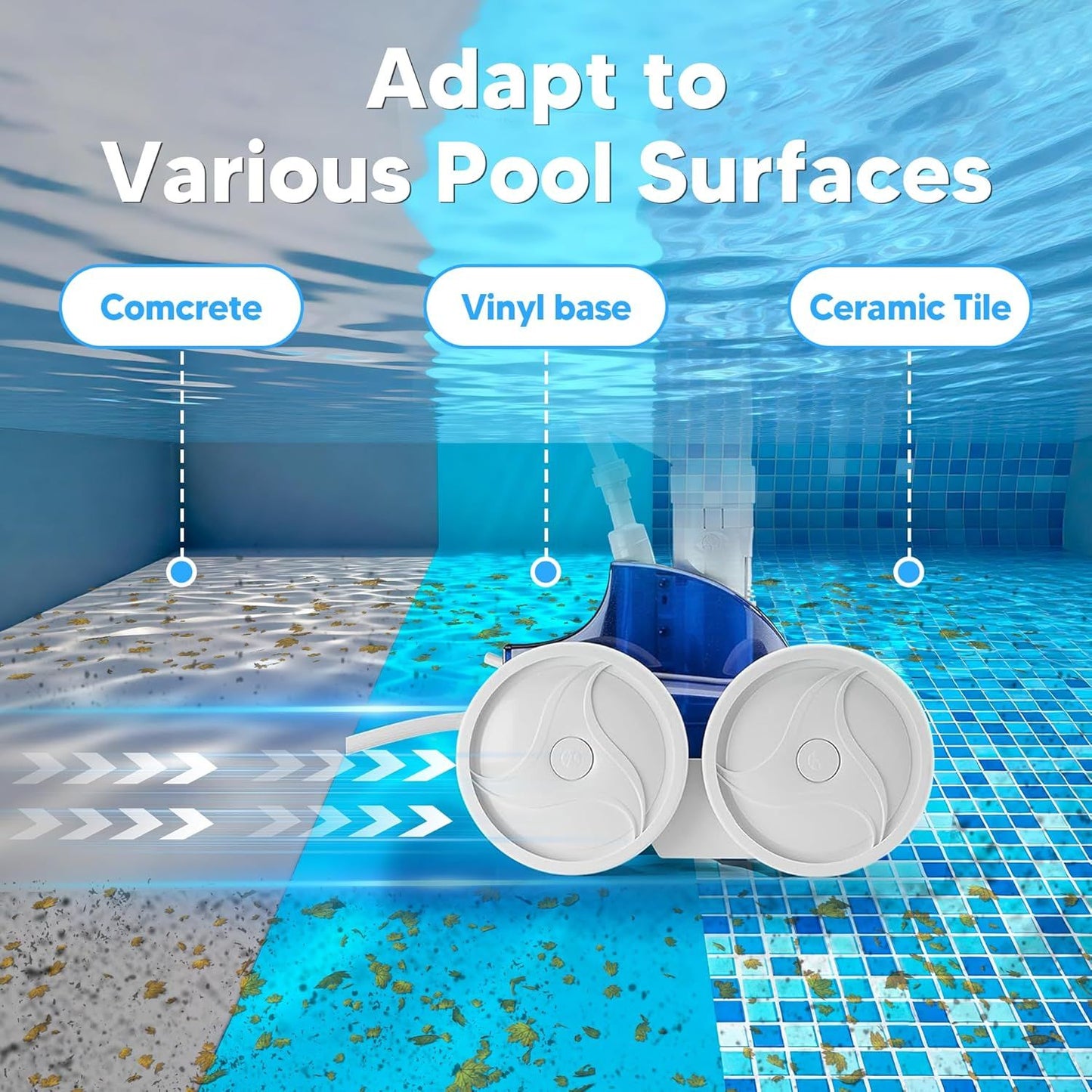 Pool Cleaner All Purpose Tire Replacement Part Compatible with Polaris 280 360 180 380 C10 C-10 Pack o 3
