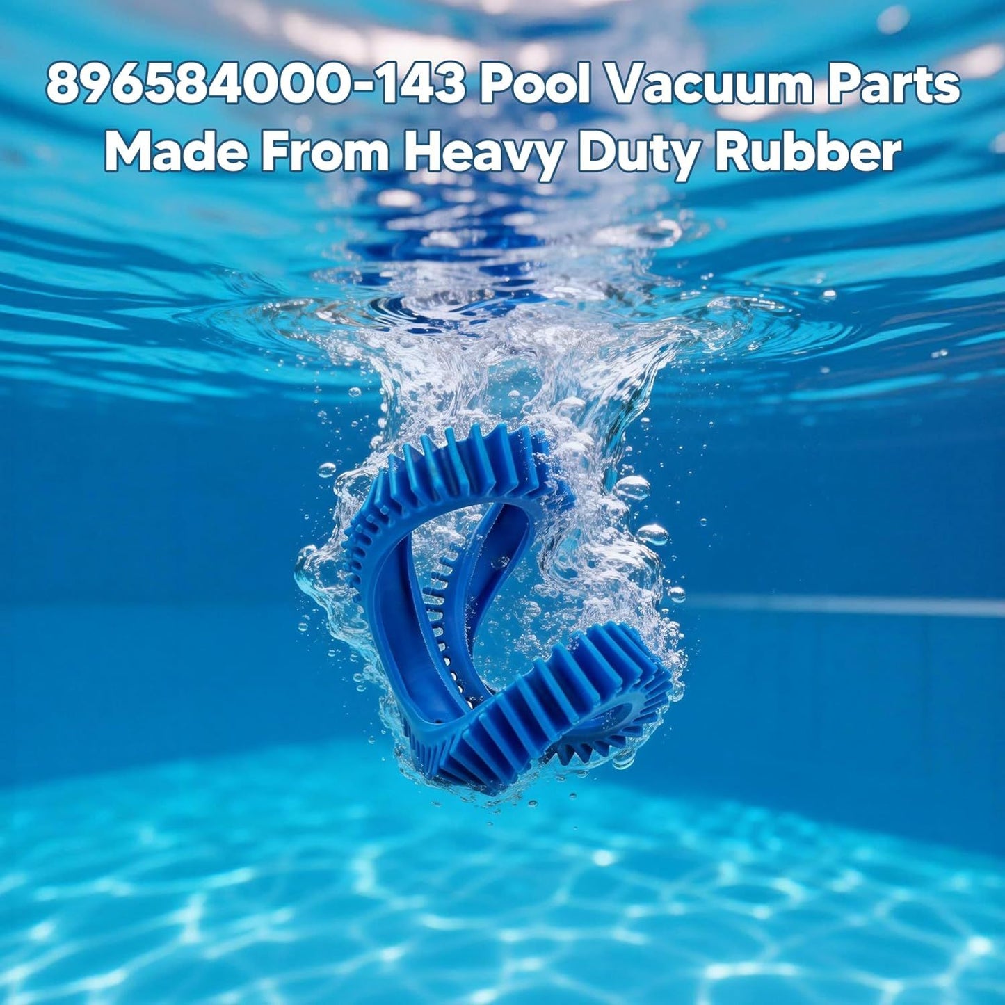 896584000-143 Blue ront Tire Kit with Super Hump Replacement or Haywood Poolvergnuegen Select Pool Cleaners and Perectly Compatible with Hayward Phoenix Cleaners (2 Pack)