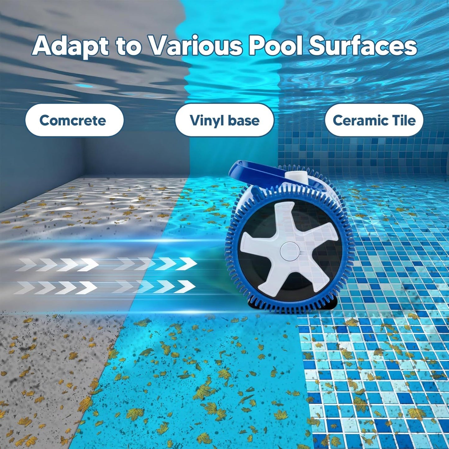 896584000-143 Blue ront Tire Kit with Super Hump Replacement or Haywood Poolvergnuegen Select Pool Cleaners and Perectly Compatible with Hayward Phoenix Cleaners (2 Pack)