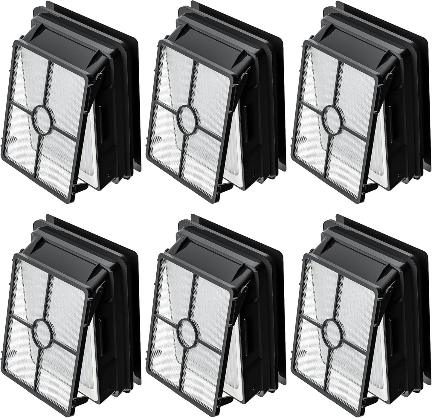6 Pack 1866 ilters Compatible with Bissell Crosswave 3888A 1785 2210 2211 2304 2306 2551 2554 2590 2593 2596 CrossWave Cordless Max All in One Wet-Dry Vacuum Cleaner, Compare to Part # 1608684