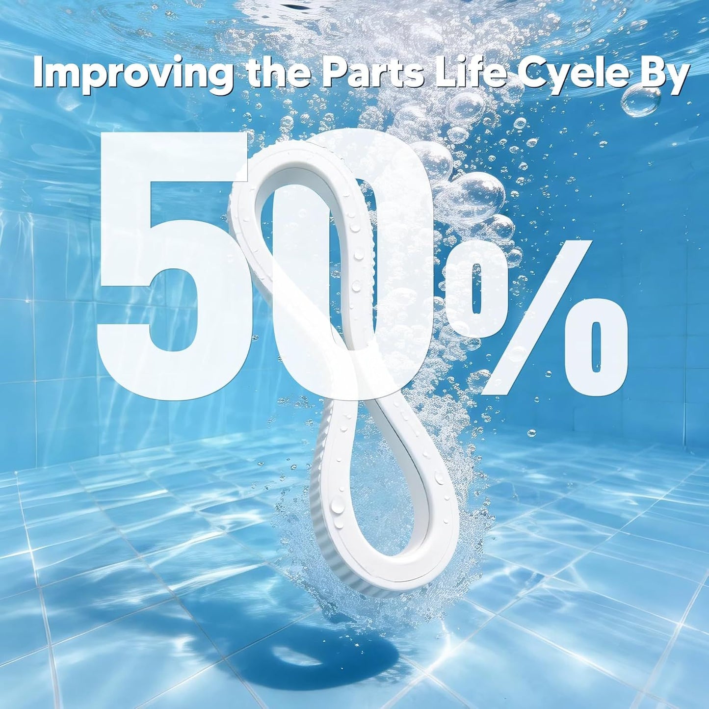Upgraded Rubber Tire with Treads LLC1 Tire and 360007 Tire Replacement or Pentair Legend Pool Cleaner Wheel Rubber Tires Automatic Pool and Spa Cleaner (4 Pack)