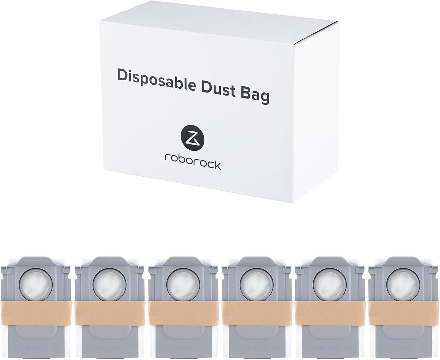 6 Packs Disposable Dust Bags or QV35A, Saros10series, Saros20, Saros 20 Sonic, QrevoCurv2low, QrevoCurv, QrevoEdgeS5A, QrevoSlim, S8MaxUltra, QrevoMaxV, QRevo series Robot Vacuum