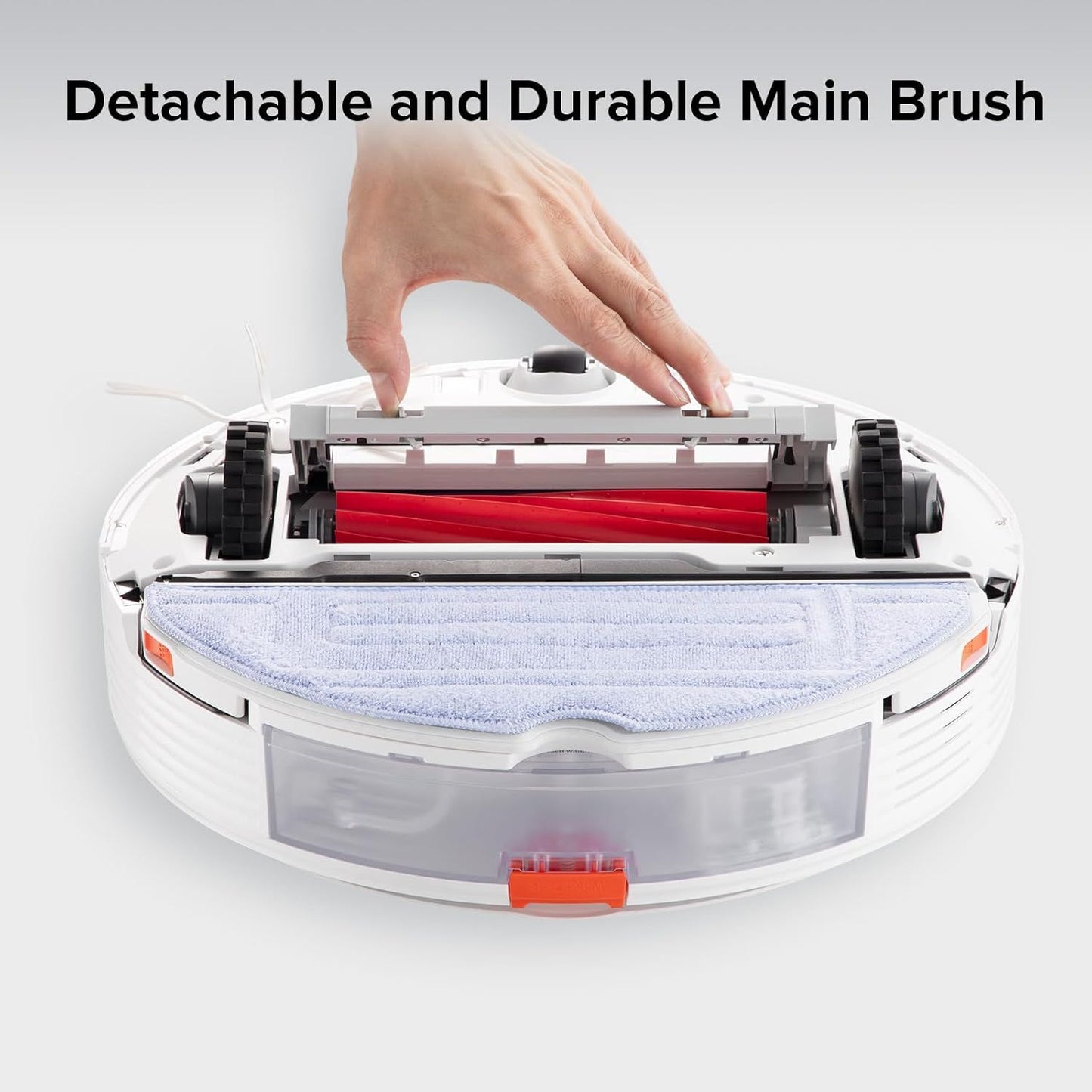 Rubber Main Brush Replacement Q Revo Series, S7 Max Ultra, QV 35A, Q7 Series Robot Vacuum