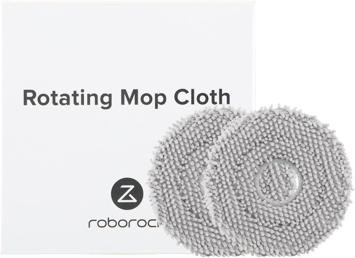 4 Pack Microiber Mop Cloths or Q Revo, Qrevo MaxV, Qrevo S, Qrevo Pro, Qrevo Slim Qrevo S5V Robot Vacuum Cleaner, Mop Pad Replacement Accessories